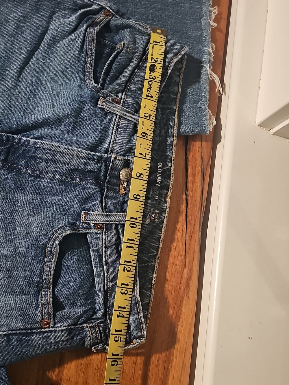 Old Navy Light Blue Wide Leg Jeans Size 12 Short - Picture 10 of 10